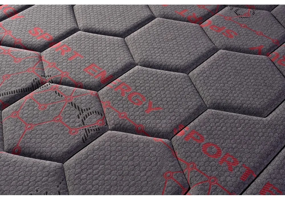 Twardy/średnio twardy piankowy materac dwustronny 90x200 cm Hexaflex Moon – Moonia