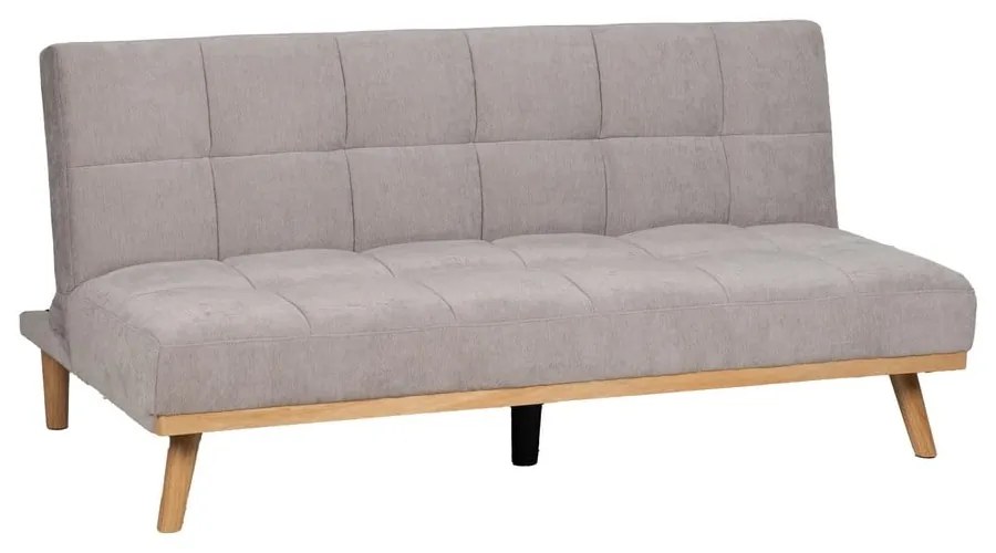 Jasnoszara rozkładana sofa z tkaniny szenilowej 178 cm – Ixia