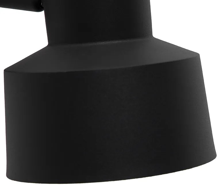 Retro Lampa ścienna czarna - Chappie Retro Oswietlenie wewnetrzne