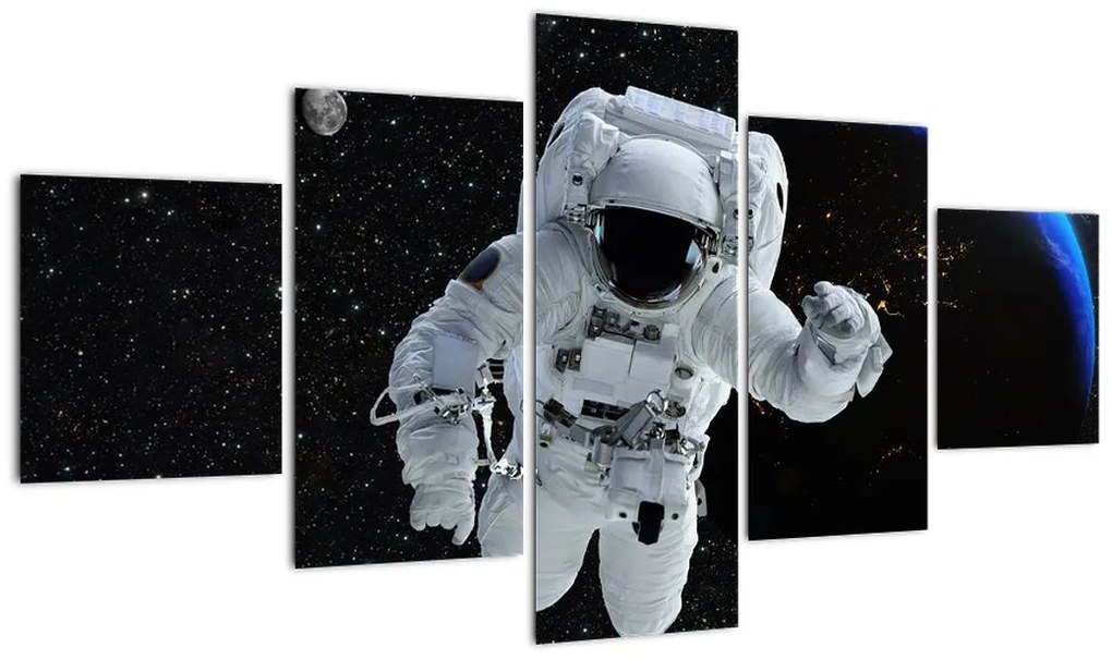 Obraz - Astronauta w kosmosie (125x70 cm)