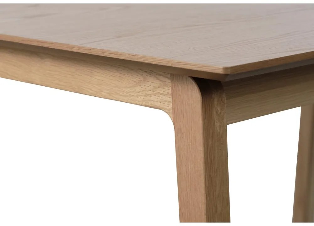 Rozkładany stół z blatem w dekorze dębu 95x200 cm Bari – Unique Furniture