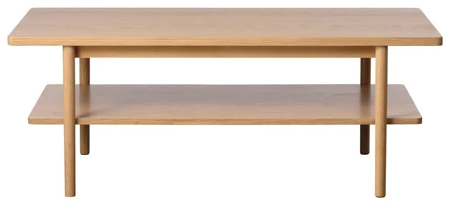 Stolik z blatem w dekorze dębu 60x120 cm Ponza – Unique Furniture