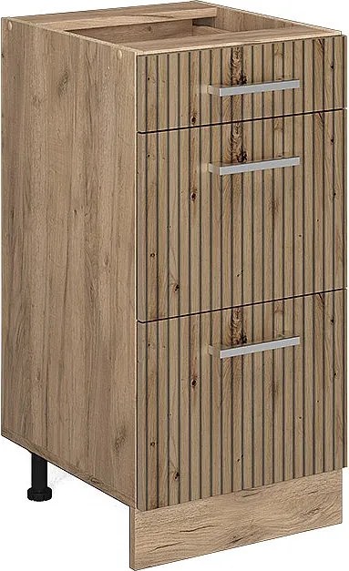 Szafka dolna do kuchni dąb rzemieślniczy 40x46x81.6 r-line