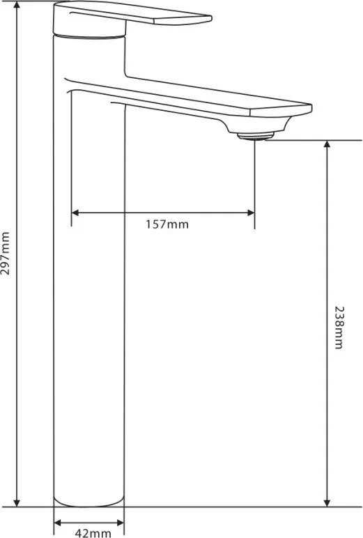 Mexen Zero DF62 zestaw wannowy, złoty - 7113DF62-50