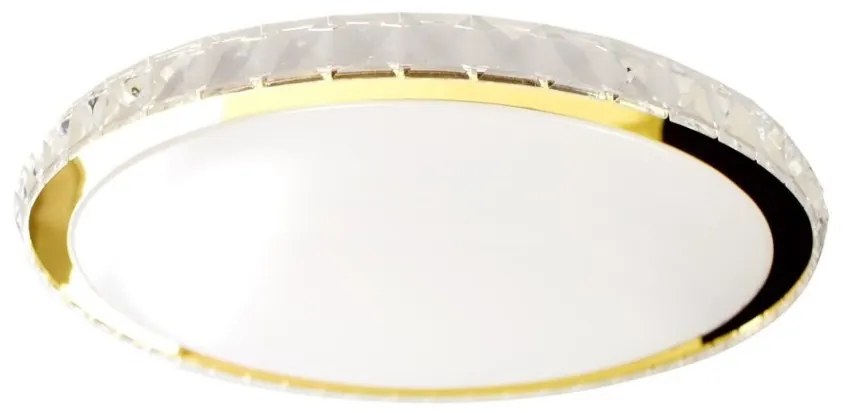 LED Ściemnialny plafon LAYLA LED/33W/230V 3000/4000/6000K złoty + pilot