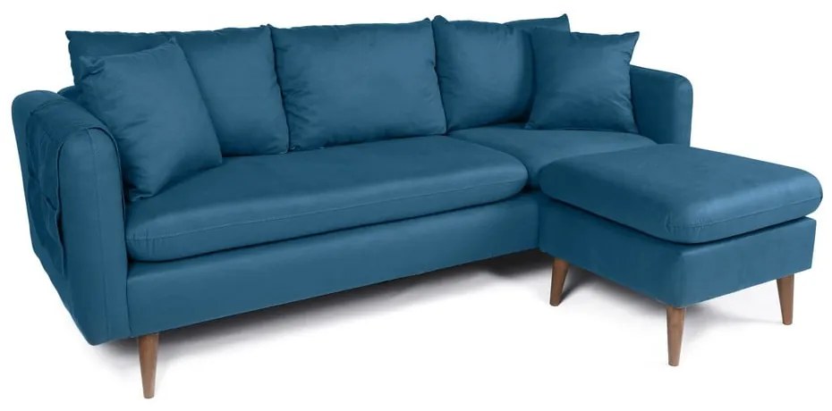 Niebieska sofa 215 cm Sofia – Balcab Home