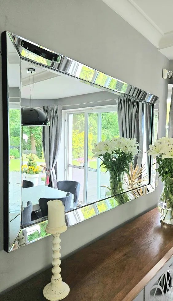 Lustro w lustrzanej ramie, prostokątne , 100x170cm