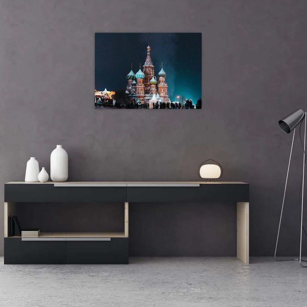 Obraz na szkle budowy w Rosji (70x50 cm)