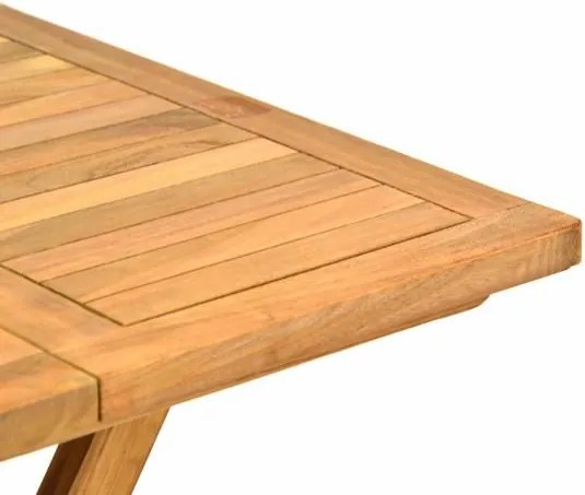 Składany stolik ogrodowy drewniany  50 cm