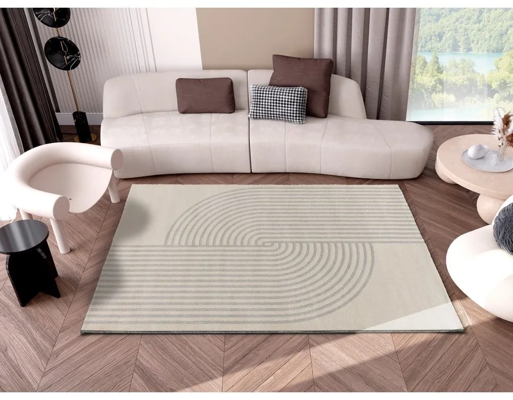 Szaro-kremowy dywan 80x150 cm Zen – Universal