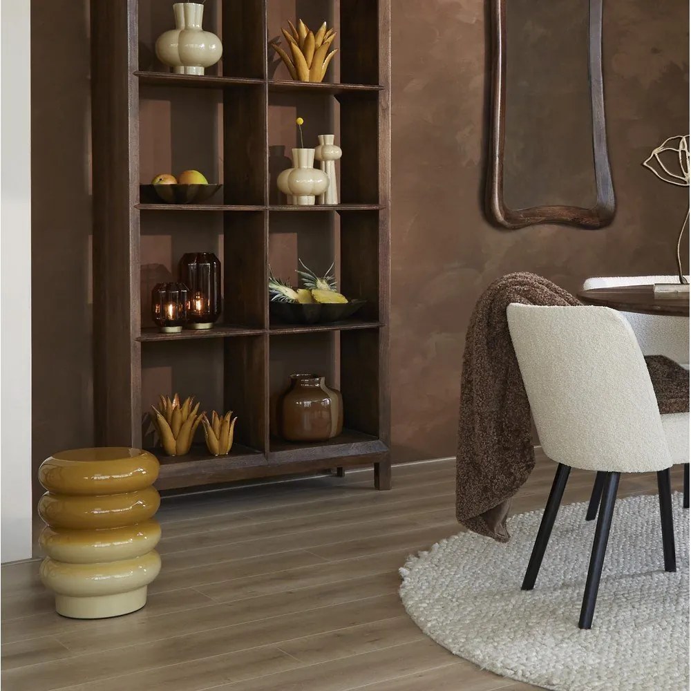 Metalowy okrągły stolik ø 30 cm Mirogi – Light & Living