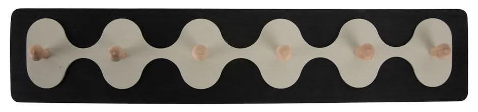 Czarny wieszak ścienny 60 cm Rizar – PT LIVING