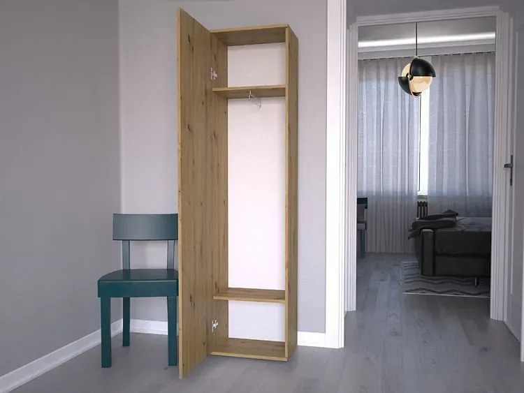 Szafa Z Lustrem Dąb Artisan L8-R12