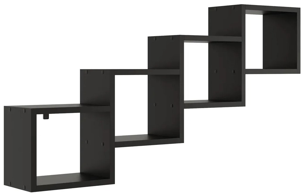 Czarna wisząca półka na kwiaty Z3-F38