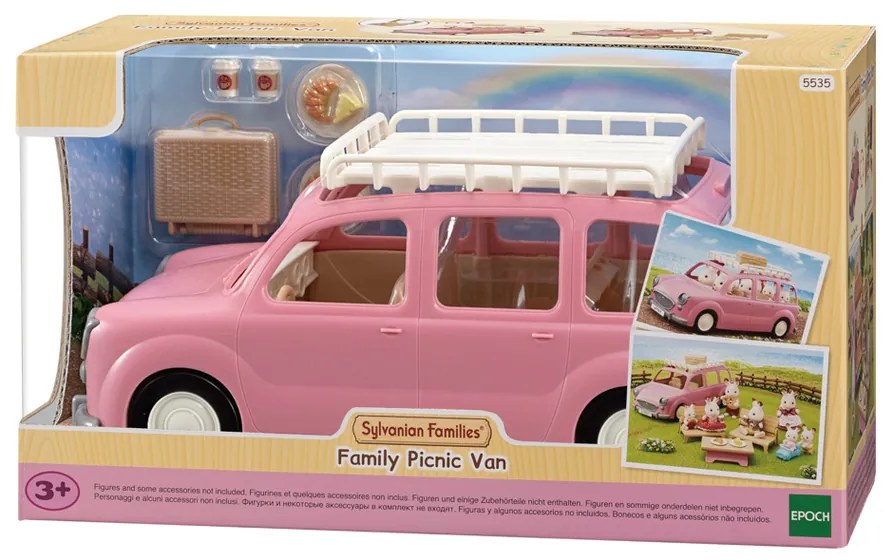 Sylvanian family 5535 Samochód rodzinny różowy Van