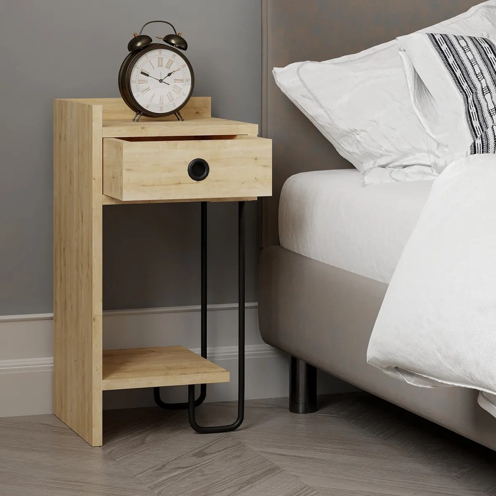 Stolik nocny Sirius Left Oak 2