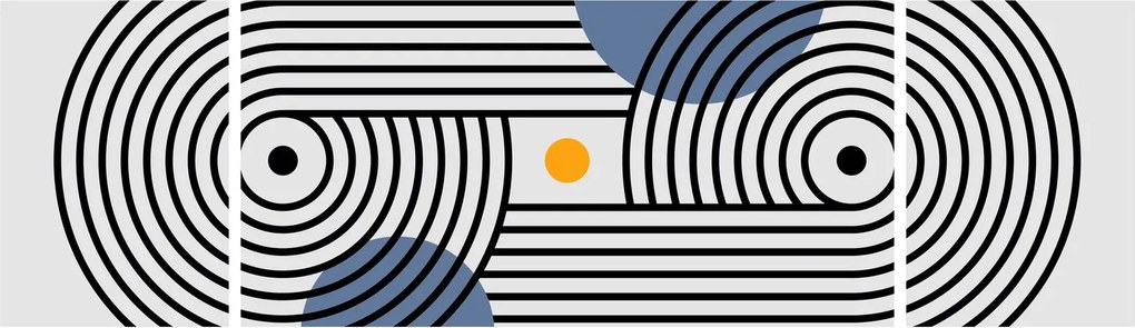 Obraz - Minimalistyczna abstrakcja N⁰3 (170x50 cm)