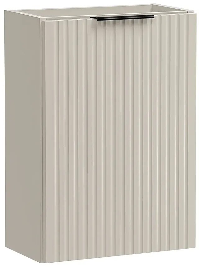 Beżowa ścienna szafka umywalkowa 40 cm - Edar 3X