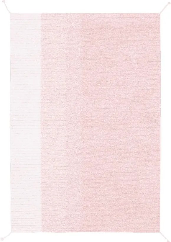 Jasnoróżowy bawełniany dywan 120x160 cm Gelato Pink – Lorena Canals