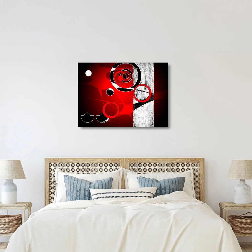Obraz na szkle abstrakcji (70x50 cm)