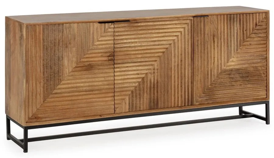 Komoda z litego drewna mango w naturalnym kolorze 170x79x40 cm Nereida – MOME