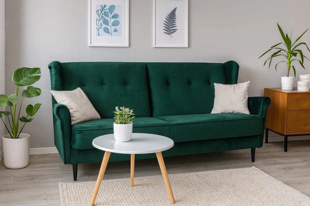 Uszak - Sofa/Wersalka z funkcją spania i pojemnikiem