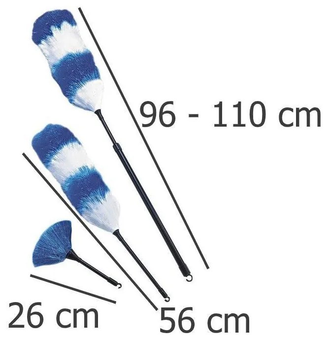 Elektrostatyczne miotełki do kurzu, komplet 3 sztuk