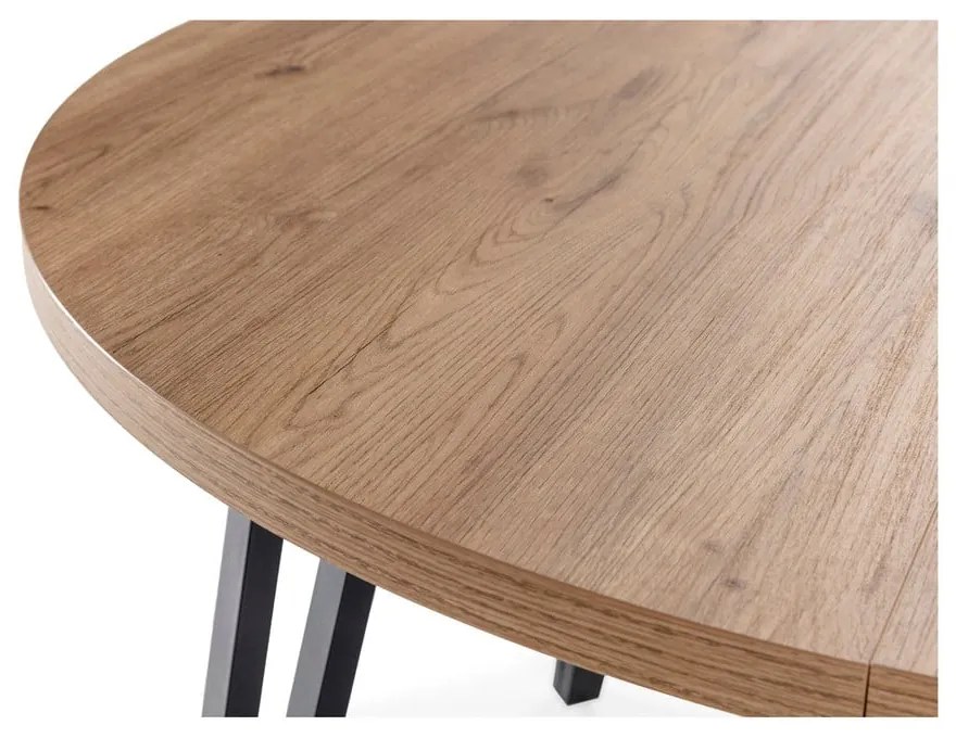 Okrągły rozkładany stół w naturalnym kolorze ø 120 cm Cleo – Marckeric
