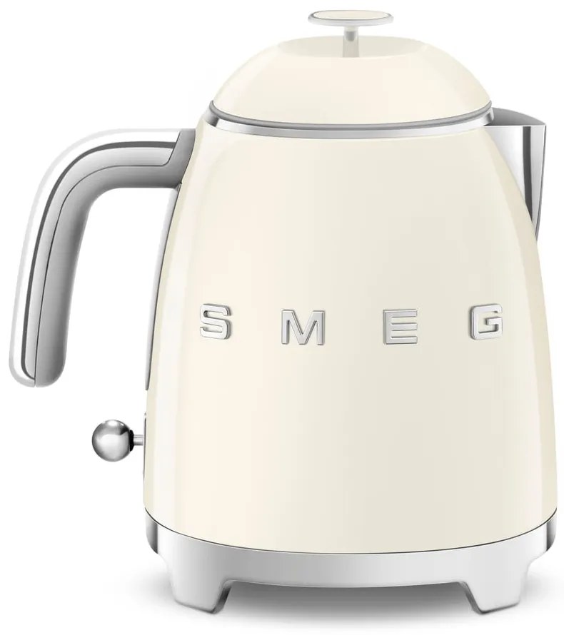 Kremowy czajnik elektryczny ze stali nierdzewnej 800 ml Retro Style – SMEG