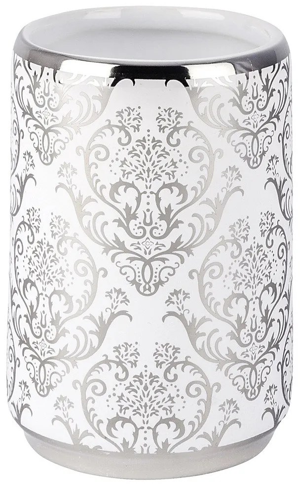 Pojemnik na szczoteczki do zębów BAROCK SILVER, WENKO