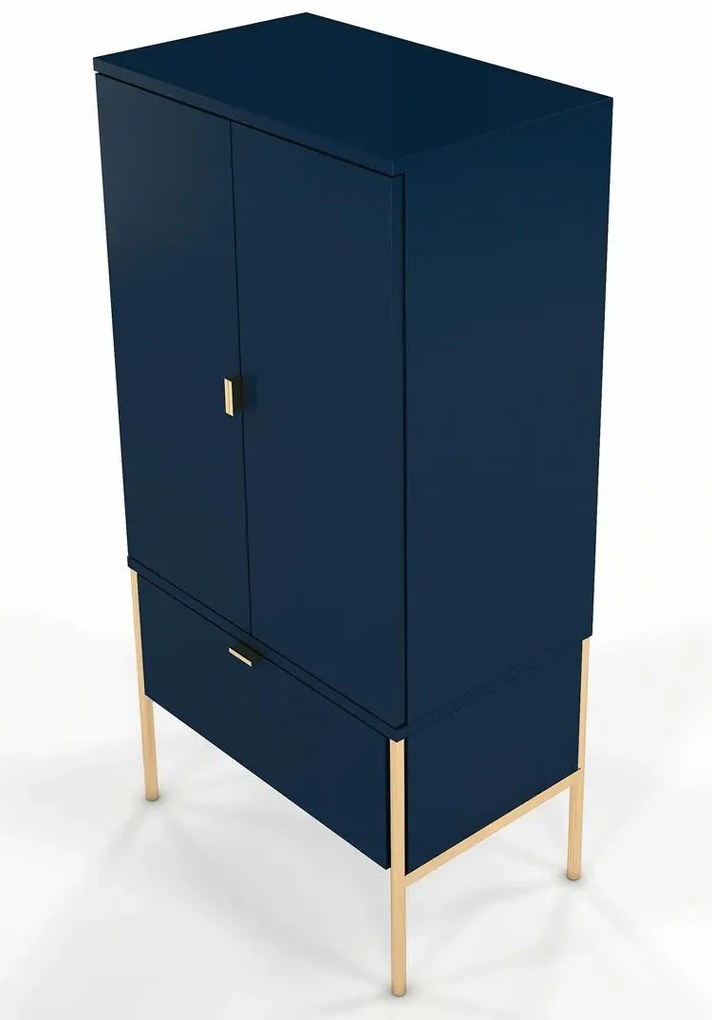 Wysoka komoda na nóżkach w stylu glamour S8-B74