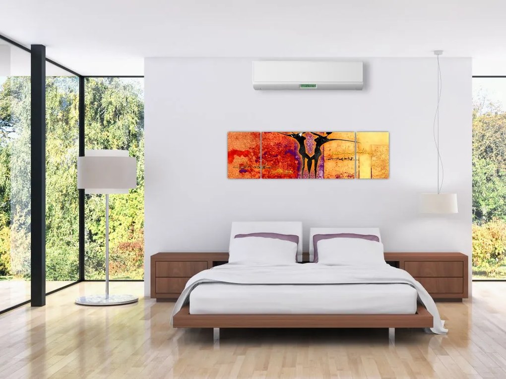 Obraz - Afrykańskie boginie (170x50 cm)