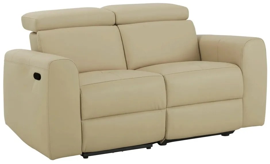 Biała sofa z imitacji skóry 158 cm Capena – Støraa