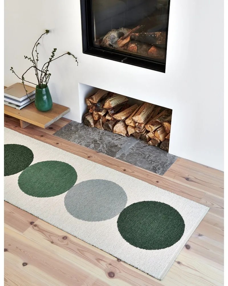 Zielono-kremowy chodnik odpowiedni na zewnątrz 70x280 cm Otto Herb – Pappelina