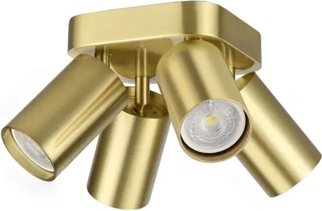 Ideal Lux - Oprawa punktowa LED DYNAMITE 4xGU10/7W/230V CRI 90 mosiądz