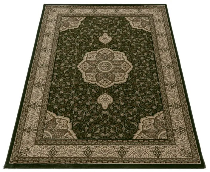 Dywan klasyczny Kashmir Rozeta zielono-kremowy 300 cm x 400 cm