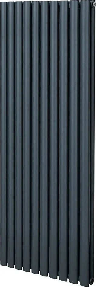 Grzejnik kolumnowy owalny – 1600 mm x 600 mm – antracytowo-szary