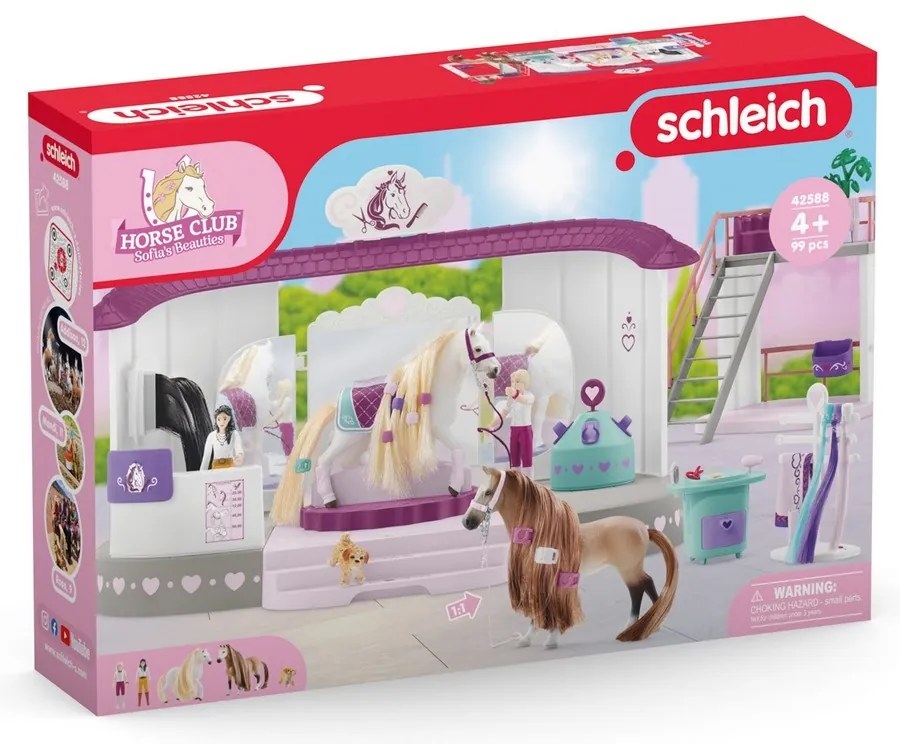 Schleich 42588 Salon piękności dla koni