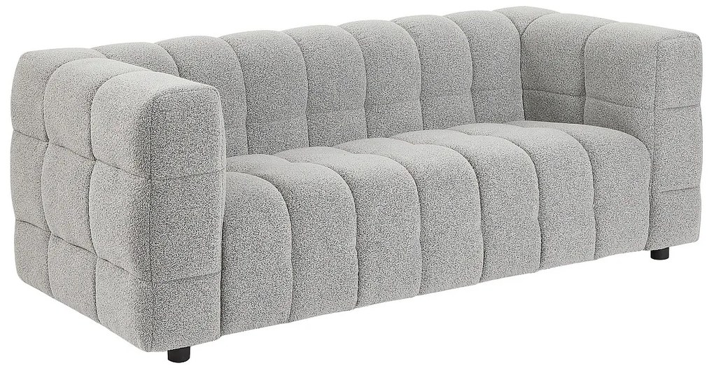 Kanapa 2-osobowa z tkaniny z bukli w jasno szarym kolorze LERICI od Pascal Morabito