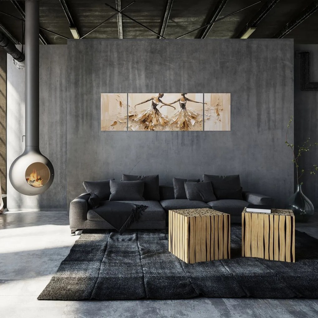 Obraz - Baleriny (170x50 cm)
