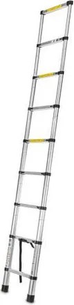 Drabina teleskopowa aluminiowa, 2,9 m, 2,9 m