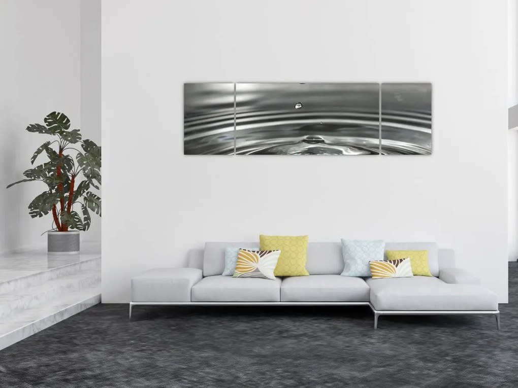 Obraz kropli wody (170x50 cm)