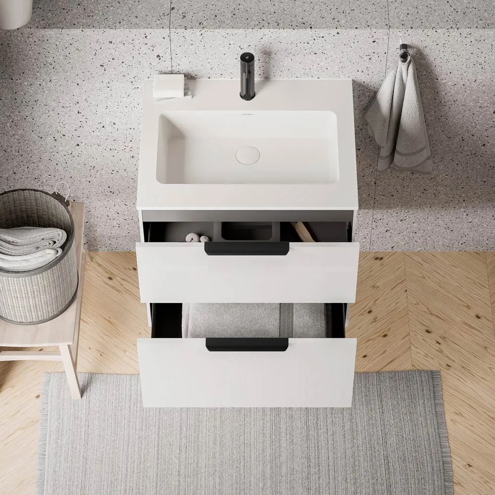 Umywalka Duravit z szafką pod umywalkę TIM 60 cm