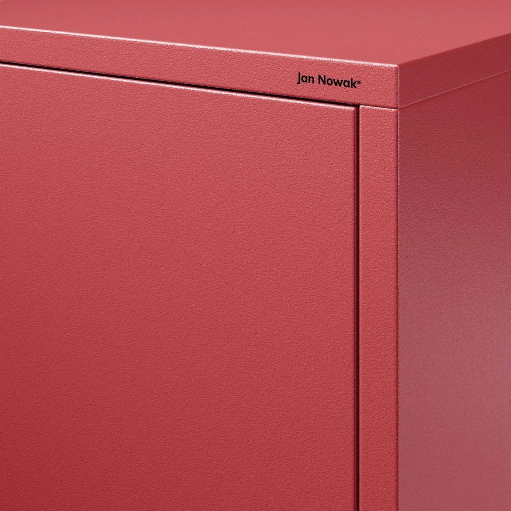 Szafka z półkami VITO, 800 x 1015 x 400 mm, Modern: czerwona