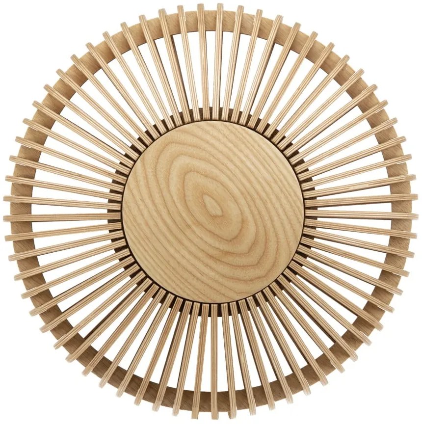 Lampa sufitowa z drewnianym kloszem ø 35 cm Clava Up – UMAGE