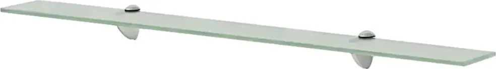 Mleczna półka ścienna szklana 90x20 M7-K68