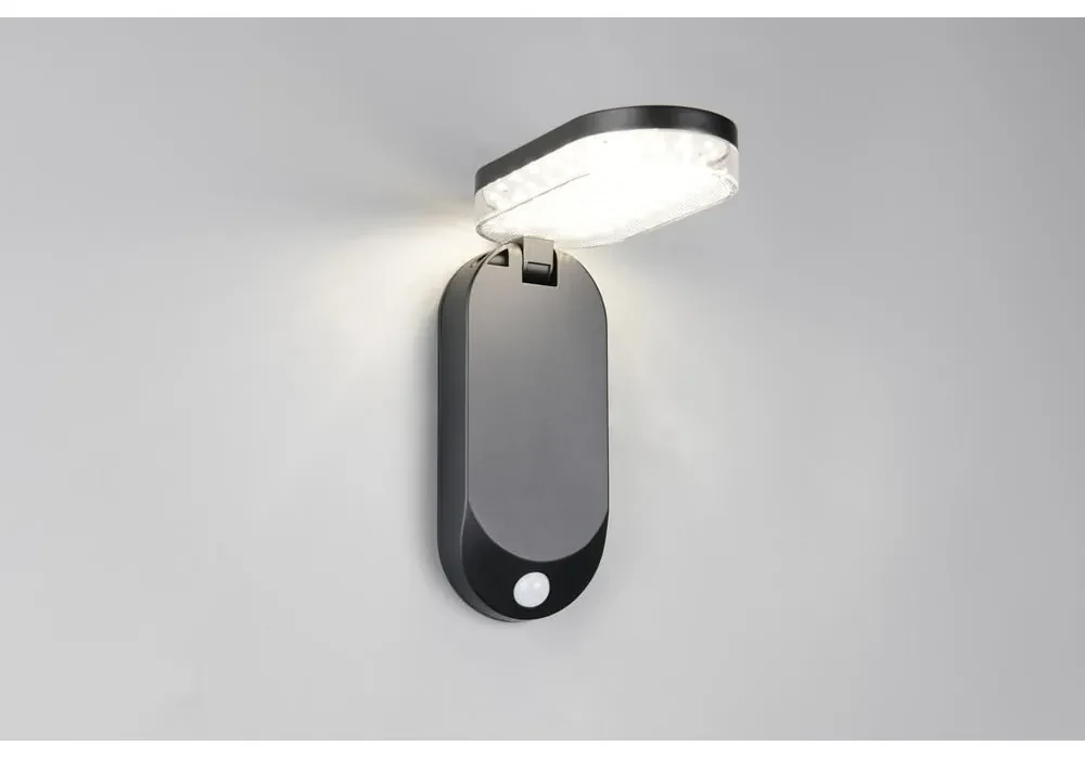 Zewnętrzna solarna lampa ścienna LED (wysokość 26 cm) Lagoas – Trio