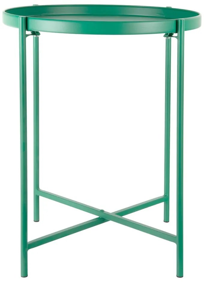 Metalowy okrągły stolik ø 40 cm Meseta – Leitmotiv