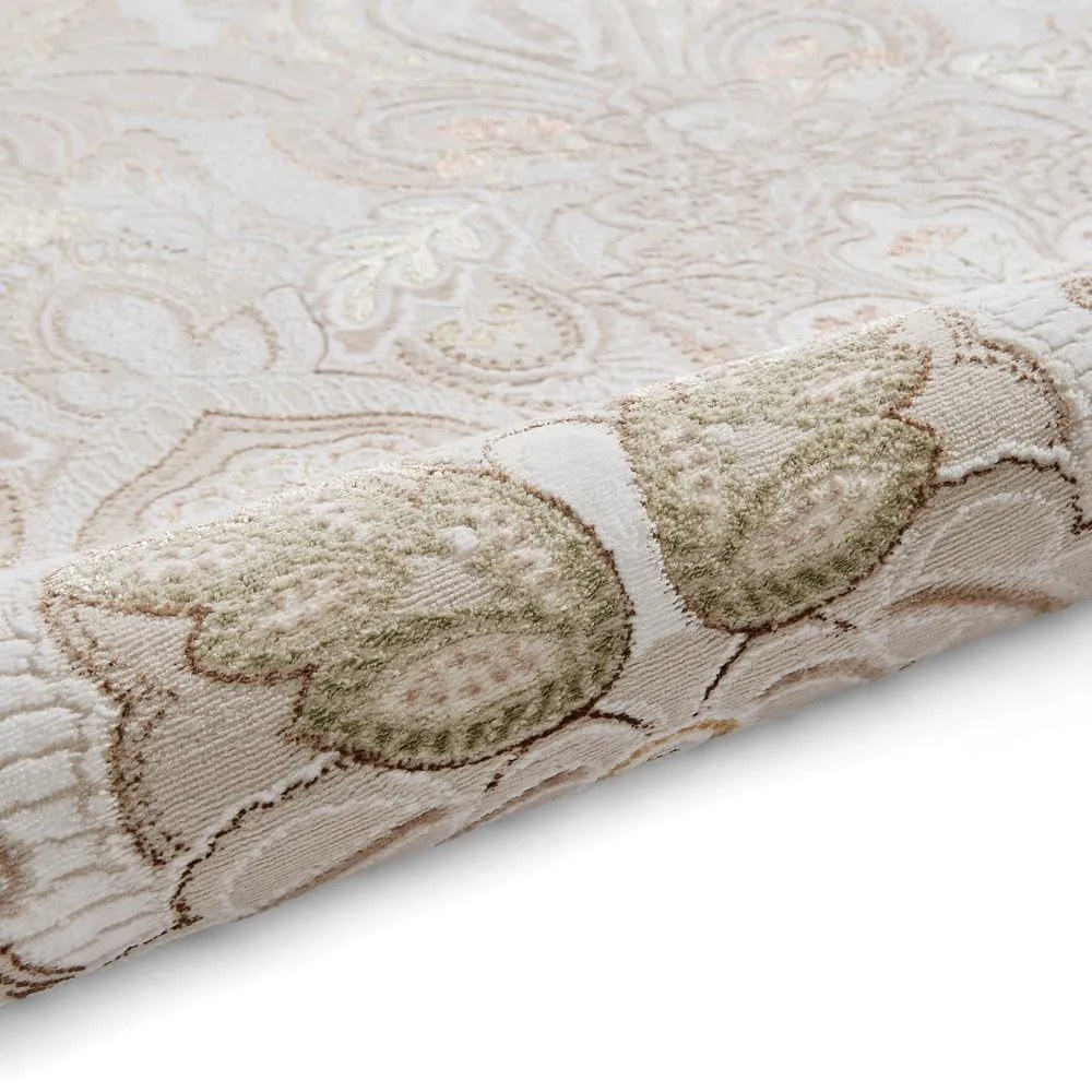 Kremowy dywan 200x290 cm Damask Bronze – Think Rugs