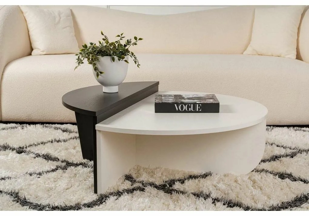Stolik konferencyjny Orion White and Black